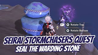 Seirai Stormchasers Quest Seal the Warding Stone Guide  Genshin Impact [upl. by Aener]