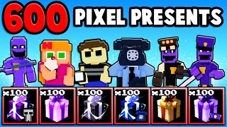 I Opened 600 PIXEL PRESENTS In Five Nights TD [upl. by Conah449]