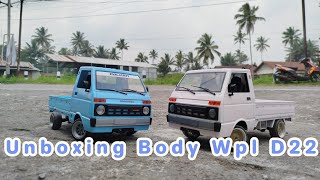 Unboxing Body Rc Wpl D22 [upl. by Eimor275]