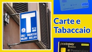 La Carta Prepagata con IBAN presso un Tabaccaio [upl. by Milore]