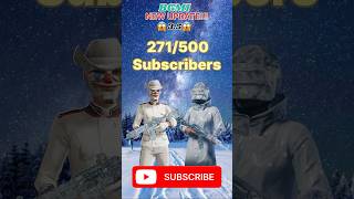 271500 Subscribers 🥳 pubgmobile shortsbreak kifarahgaming bgmi subscribe serkangaming [upl. by Tiedeman294]