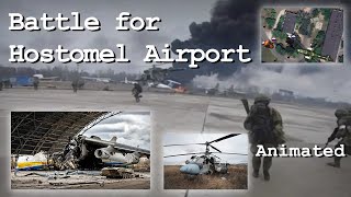 Battle for Hostomel Airport  Animated Analysis [upl. by Hna]