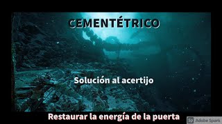 SOLUCIÓN AL ACERTIJO CEMENTÉTRICO HORIZON restaurar la energía de la antigua puerta puzzle solution [upl. by Atiekram]