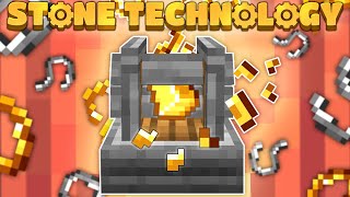 CREATE POWER GENERATION amp MACHINES EP3  Minecraft Stone Technology Modded Questing StoneBlock [upl. by Cid181]