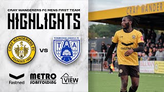 Cray Wanderers VS Tonbridge Angels  0  1  HIGHLIGHTS  FA Cup [upl. by Marsha517]