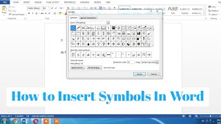 How To Insert Symbols And Special Characters in Word  Type Math symbols  Type Special characters [upl. by Nivri]