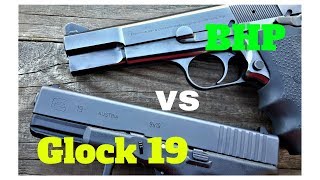 BROWNING HP VS GLOCK 19 [upl. by Atinihs214]