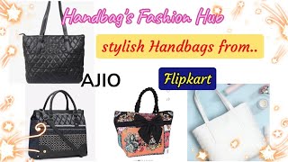 Stylish Handbags Haul  from AJIO and Flipkart  starting from Rs 379only  handbagsfashionhub [upl. by Ecnerat]