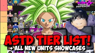 ASTD Update All Units Tier List Toji Update All New Units Showcased amp Ranked [upl. by Nivalc]