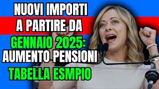 quotPensioni in Aumento Guida agli Incrementi Previsti per il 2025quot [upl. by Naehs128]