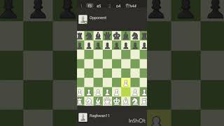 Checkmate in just 2 moves Foolsmate chessgameplay checkmatechessindia [upl. by Nolaj]