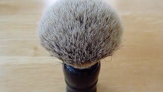 Whipped Dog 24mm Silvertip Badger Brush [upl. by Aubrette]