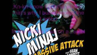 Nicki Minaj  Massive Attack feat Sean Garrett Lyrics [upl. by Edme]