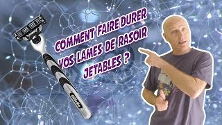 Comment faire durer vos lames de rasoir jetables [upl. by Presley913]