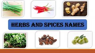 Herbs and spices names for kids [upl. by Ientruoc142]