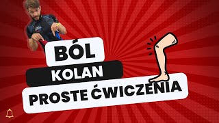 Ból kolan  proste ćwiczenia [upl. by Annelise]