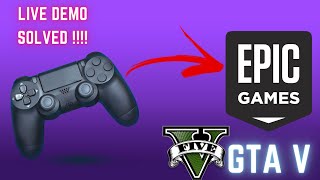 How To Connect Any Controller on Epic Games Launcher in Oct 2023  LIVE DEMOGTA V Solved all Prob [upl. by Asilad702]