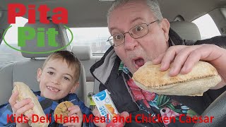 Food Review  Pita Pit With My Grandson Brady [upl. by Nevarc]