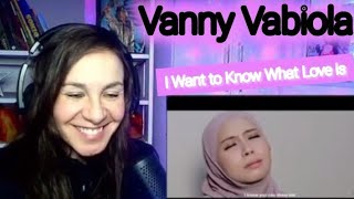 Vanny Vabiola quotI Want To Know What Love Isquot reaction [upl. by Yelha623]