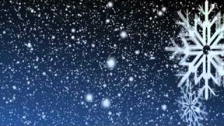 Gently Falling Snow Video Loop with Rotating Snowflake free download [upl. by Ifen691]