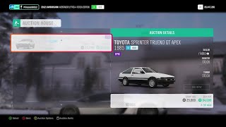 Forza Horizon 4  Sprinter Trueno GT Apex [upl. by Hughie]