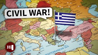 The Greek Civil War in 8 minutes [upl. by Myrtia]