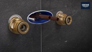 Installationsvideo GROHE Rainshower System SmartControl AufUnterputz Kombination [upl. by Rehpotsyrk]