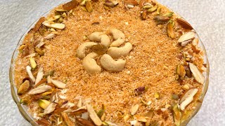 Eid Special Crispy Nawabi Seviyan  Creamy Vermicelli Dessert Recipe  Nawabi Semai [upl. by Shargel9]