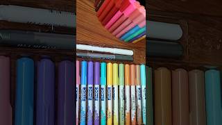 Doms Pastel Brush Pens🎨 Cheapest Aesthetic Stationery art shorts doms trending pastel unboxing [upl. by Enylodnewg]