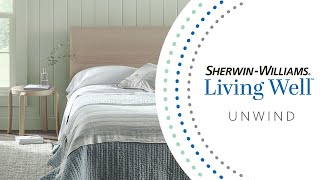 Living Well by SherwinWilliams  Unwind [upl. by Ddot]