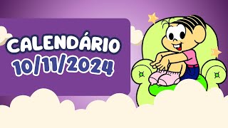 CALENDÁRIO DE 10 DE NOVEMBRO DE 2024 ALUNONOTADEZ10 ensinofundamental [upl. by Weinman69]