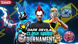 Dare devils presents CS tournament freefirelive livestream shortslive [upl. by Bushore]