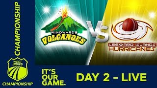 Windwards v Leewards  Day 2  West Indies Championship  Friday 8th February 2019 [upl. by Lorin857]