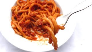 PASTA CON SUGO DI SALSICCIA Ricetta Economica facile e BUONISSIMA  RICETTE DI GABRI [upl. by Florio273]