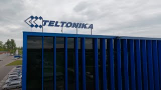 Drone flight inside Teltonika EMS manufacturing facility [upl. by Acirt]