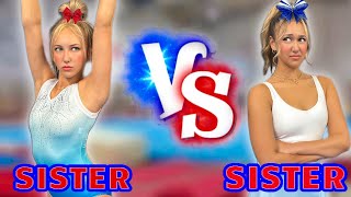 GYMNAST VS CHEERLEADER ABC CHALLENGE [upl. by Jos]