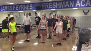 JROTCDrillTeamTrainingcom  Drill Team Training  Before amp After James F Byrnes HS Air Force JROTC [upl. by Laubin644]