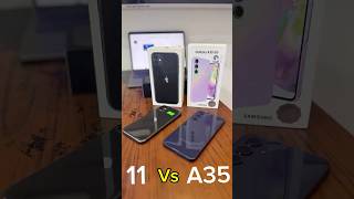 Samsung A35 vs iPhone 11  Which one is best [upl. by Kyte633]