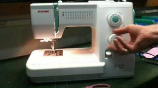 Janome Sewist 500 Sewing Machine  Stretch Stitches [upl. by Southworth]