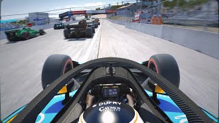 ONBOARD INDYCAR laguna seca Assetto Corsa [upl. by Aynav]