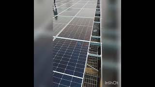 Axitec Solar panels 545w installing 160KW On grid Solar systemgreenenergy solarsystem solar [upl. by Cardie]