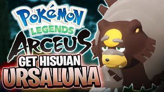 How to Evolve Ursaring into Ursaluna How to get Peat Block Pokemon Legends Arceus Guide [upl. by Amador220]