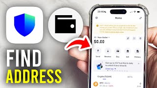 How To Find Wallet Address On Trust Wallet  Full Guide [upl. by Okomot]