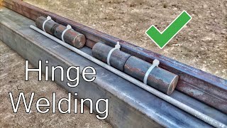 Easy Way to Weld Metal Hinge [upl. by Chansoo]