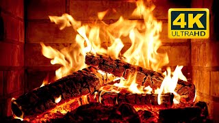 🔥 Cozy Fireplace 4K 12 HOURS Fireplace with Crackling Fire Sounds Crackling Fireplace 4K [upl. by Trotter]