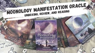 Moonology Manifestation Oracle Cards by Yasmin Boland 🔮 Deck Unboxing Review and Reading [upl. by Nair]