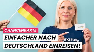 Chancenkarte Schneller und einfacher nach Deutschland einreisen [upl. by Ohcirej]