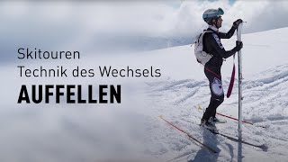 Skitouren – Technik des Wechsels Auffellen [upl. by Elehcir78]