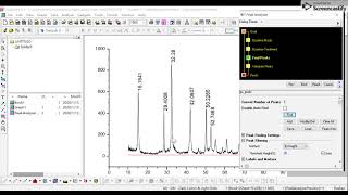 Crystallites grain size from XRD data using Scherrer equation and OriginPro [upl. by Hashum]