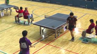 Table Tennis Tokyo MSTaimu Arinobu vs Hiromitsu Kasahara 2013316 [upl. by Ahsinauq]